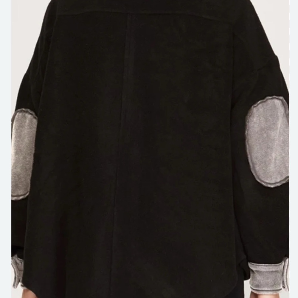 She + Sky NWOT black/gray Shacket w front and side pockets. Some Weight to it. - Picture 2 of 8